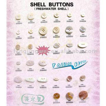 Shell Buttons (Süßwasser Shell Buttons) (Shell Buttons (Süßwasser Shell Buttons))