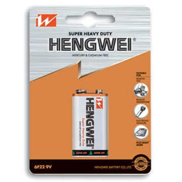  6F22 Super Heavy Duty Battery (PVC Jacket) (6F22 Super Heavy Duty Batterie (PVC-Mantel))