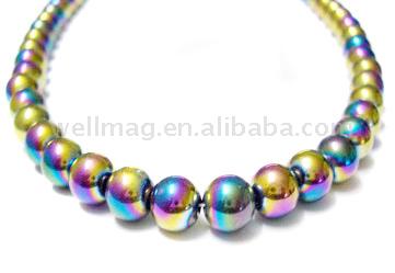  Magnetic Hematite Rainbow Necklace (Магнитная радуга Гематит ожерелье)