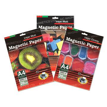  Inkjet Printable Magnetic Glossy Paper (Струйной печати, глянцевая бумага Магнитные)