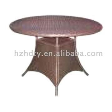  Outdoor Rattan Table (Outdoor Rotin Table)