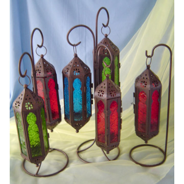  Iron Stand with Three Lanterns ( Iron Stand with Three Lanterns)