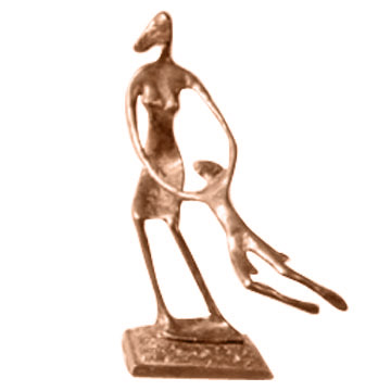  Copper Figurine (Mother-Daughter) (Медные статуэтки (мать-дочь))