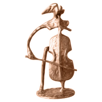  Copper Figurine (Cello-Girl) (Медные статуэтки (виолончель-Girl))