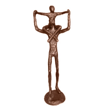  Copper Figurine (Proud Father) (Медные статуэтки (гордый отец))