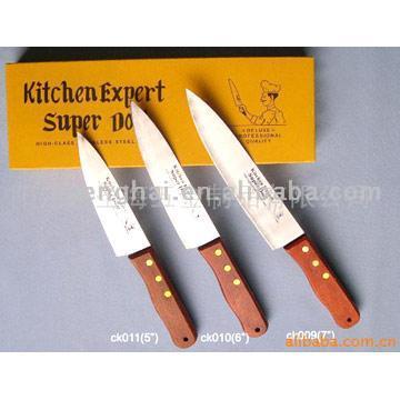  Chef Knife( Wooden Handle) (Couteau de chef (Wooden Handle))