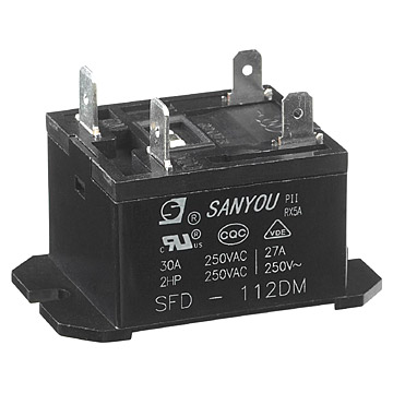  30A PC / Flange Mount Miniature Relay (30A PC / Flange Mount Relais miniatures)