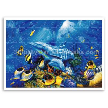  3D/2D Lenticular Puzzle in Graphic Effect ( 3D/2D Lenticular Puzzle in Graphic Effect)