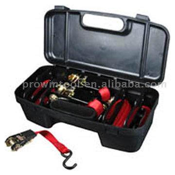  4pcs Ratchet Tie Down With Carry Storage Case (4pcs Ratchet связать с переносом хранения дела)