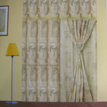  Printed Jacquard Curtain