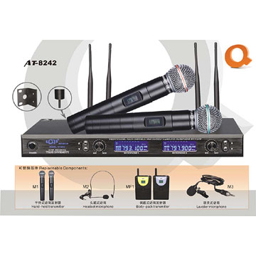  UHF Wireless Microphones (Micros UHF)