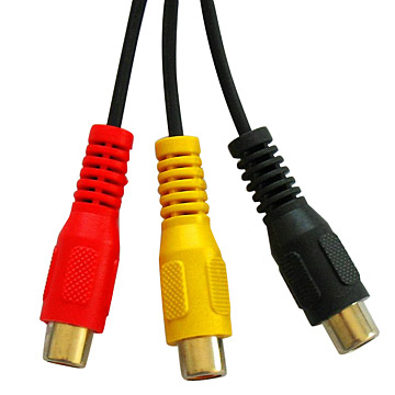  RCA Jacks with Cable (RCA домкратов Кабельные)