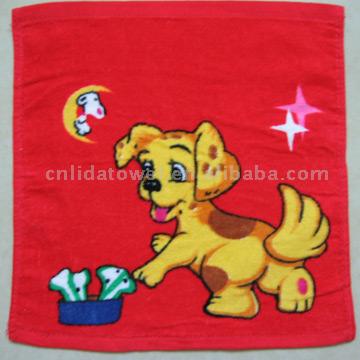  Square Towel-Reactive Printed ( Square Towel-Reactive Printed)