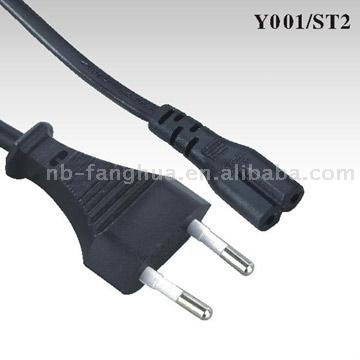  European Style Power Cord (Европейский стиль шнура питания)