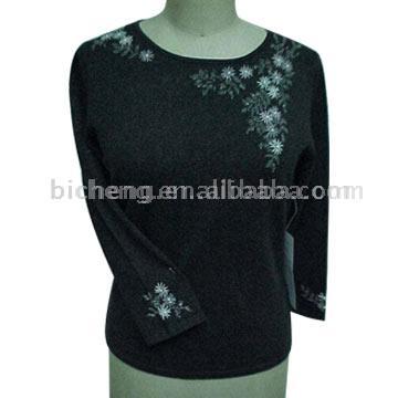  Ladies` Long Sleeve Knitted Pullover ( Ladies` Long Sleeve Knitted Pullover)