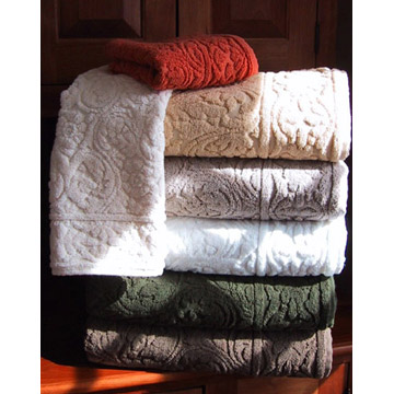  Jacquard Bath Towels (Жаккардовые банные полотенца)