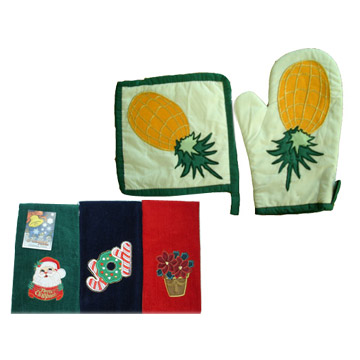  Kitchen Embroidery Towels (Cuisine Broderie Serviettes)