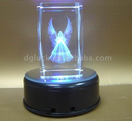  Buddhism Crystal LED Case With Music(Xld-880b-7) (Буддизм Кристалл светодиодный дело с музыкой (XLD-880B-7))