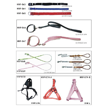  Pet Leashes, Harnesses & Collars (Pet Laisses, Harnais et colliers)