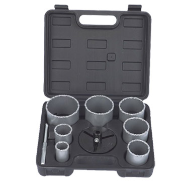  9pc Carbide Coated Hole Saw Set ( 9pc Carbide Coated Hole Saw Set)