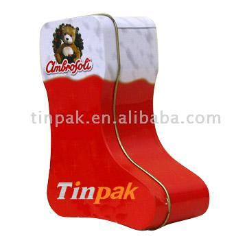  Christmas Boot Tin