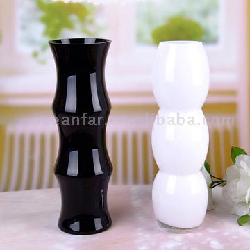  Bamboo Stick Shaped Glass Vase. (Bambus-Stick Shaped Glass Vase.)