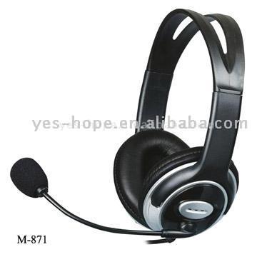 Computer-Headset (Kopfhörer W / Mikrofon) (Computer-Headset (Kopfhörer W / Mikrofon))