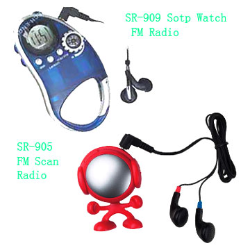  Clip On Stop Watch Scan Radio