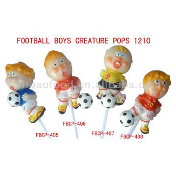  Football Boy Creature Lollipops (Football Boy Créature Lollipops)