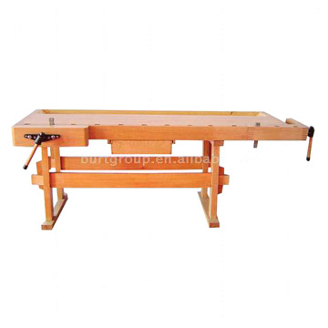  Wooden Bench with German Beech Material WB-22 (Holzbank mit deutschen Buche Material WB-22)