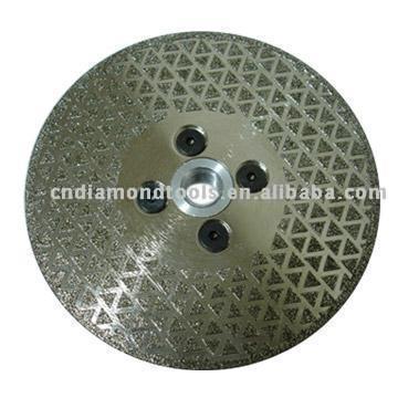  Electroplated Diamond Saw Blade with Flange (Electroplated Алмазные лезвие с фланцем)