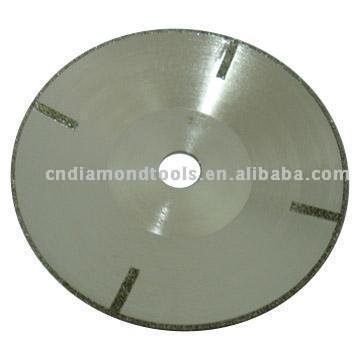  Electroplated Concave Diamond Saw Blades (Électrolytiques Concave Diamond Saw Blades)