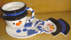  Christmas Ceramic Cup Set (Рождественские керамический кубок Установить)