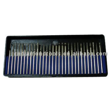  30pc Diamond Grinding Needle Set (30pc алмазные иглы Установить)