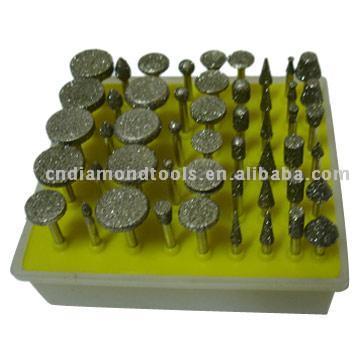  Electroplated Diamond Mounted Points (50pcs/set) ( Electroplated Diamond Mounted Points (50pcs/set))