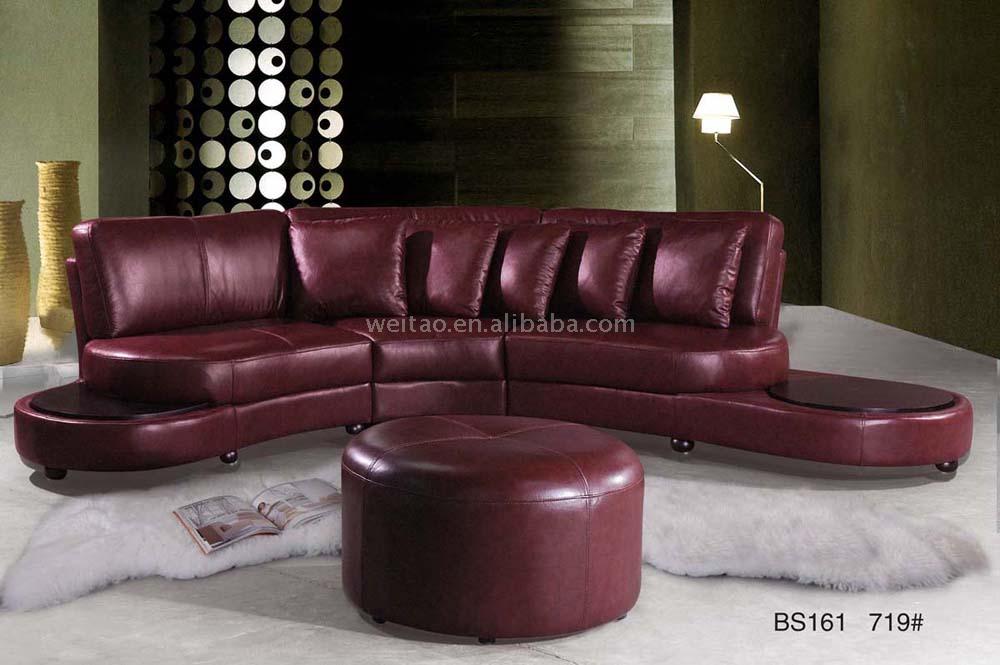  BS161 Leather Sofa (BS161 Canapé cuir)