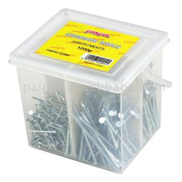  Wire Nail Assortment (1,200g) (Проволока ногтей Ассортимент (1200 г))