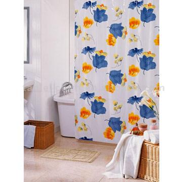  PVC Printed Shower Curtain (ПВХ душ Печатный занавес)