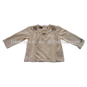  Cute Jersey Blouse with Lace Trim (Cute Jersey Chemisier en dentelle)