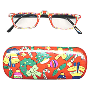  Hand Painted Reading Glasses with Glasses Case ( Hand Painted Reading Glasses with Glasses Case)