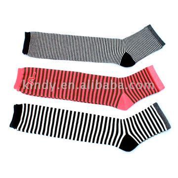  Girls` Stripe Stockings (Stripe filles Stockings)
