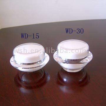  Dishing Acrylic Cream Jars ( Dishing Acrylic Cream Jars)