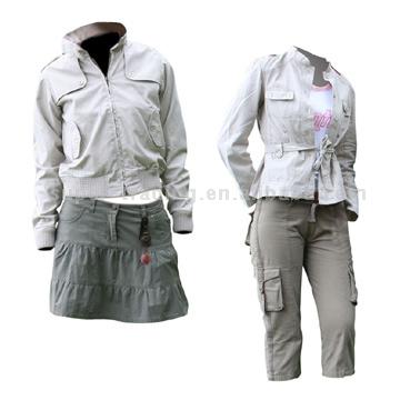  Girls` Jacket and Pants/Skirt (Girls `veste et le pantalon / jupe)