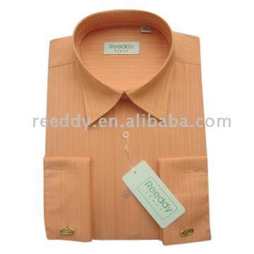  Men`s Dress Shirt with French Cuff ( Men`s Dress Shirt with French Cuff)