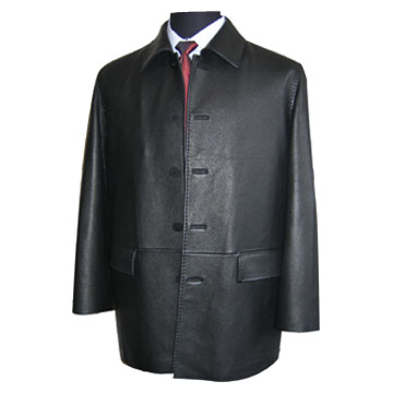  Men`s Leather Coat ( Men`s Leather Coat)