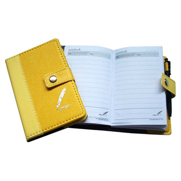  Leather Cover Notebook (Leather Cover Portable)