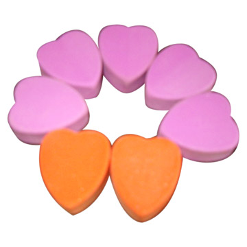  Heart Shape Erasers (Heart Shape Ластики)