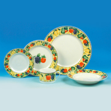  On-Glazed Decor Western Style Dinner Set ( On-Glazed Decor Western Style Dinner Set)