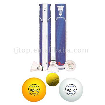  Table Tennis Ball / Tennis Ball / Shuttlecock (Table Tennis Ball / Tennis Ball / Volants)