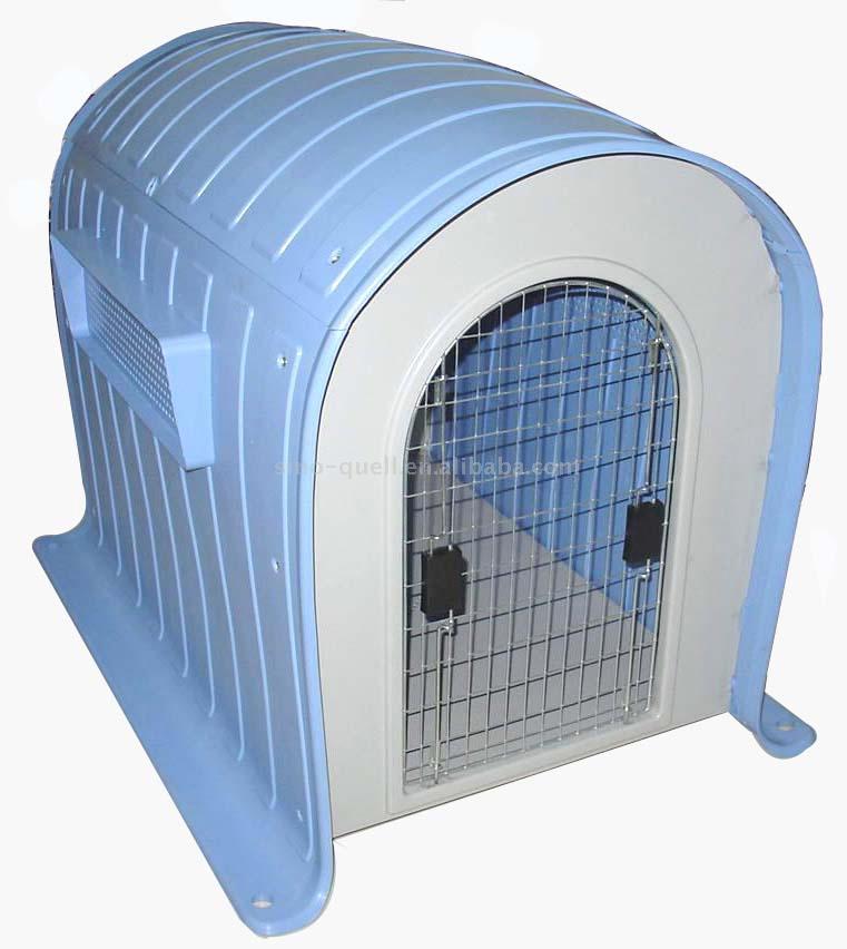 Large Plastic Dog Kennel (Large Plastic Dog Kennel)